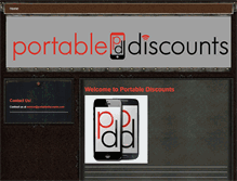 Tablet Screenshot of portablediscounts.com